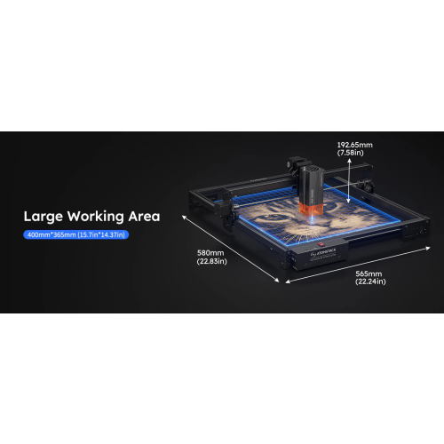 Laserplotter - graveermachine Atomstack A20 Pro V2 40x36cm | Officiële NL-distributie